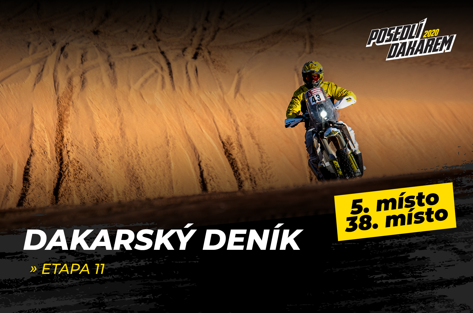 Dakarský deník – 11. etapa – „Takhle má vypadat Dakar“ říká Ferry